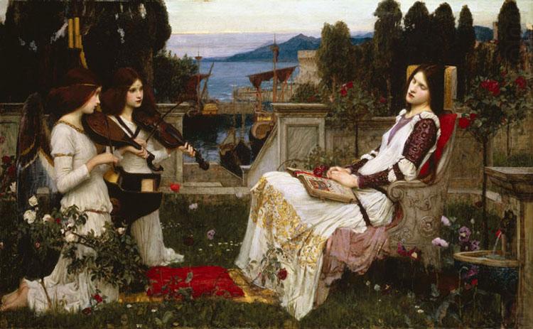 John William Waterhouse St Cecilia (m41) china oil painting image